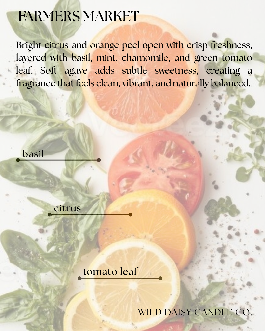FARMERS MARKET - scent description