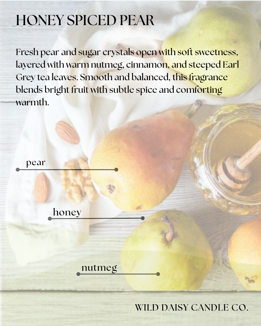 HONEY SPICED PEAR - scent description
