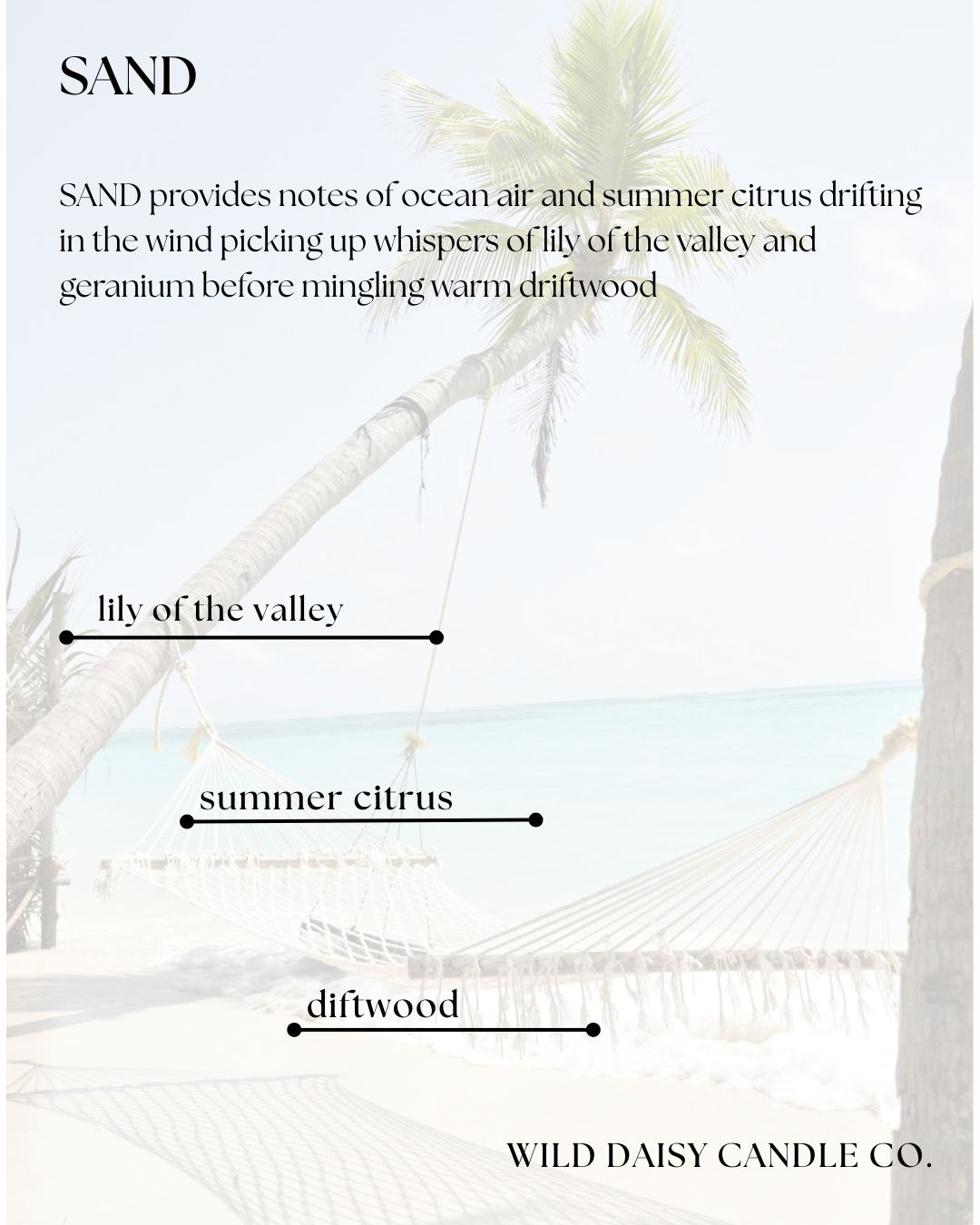 SAND - scent description